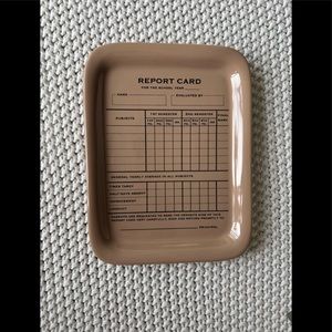 Fish Eddy Student Report Card Trinket Tray